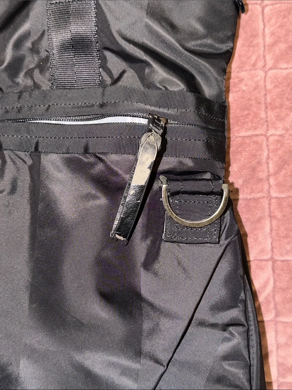 lululemon athletica Black Nylon Drawstring Tote